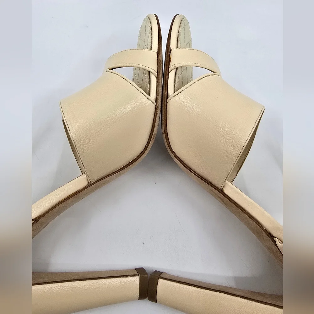 Chanel Pearl Accent Slingback Heels